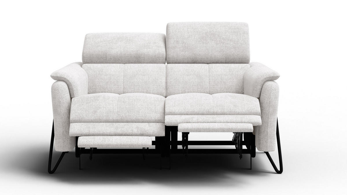 RELAXSOFA RODEN 2-Sitzer, creme - Creme, Holz/Textil (152/82/103cm) - Courtois Laville