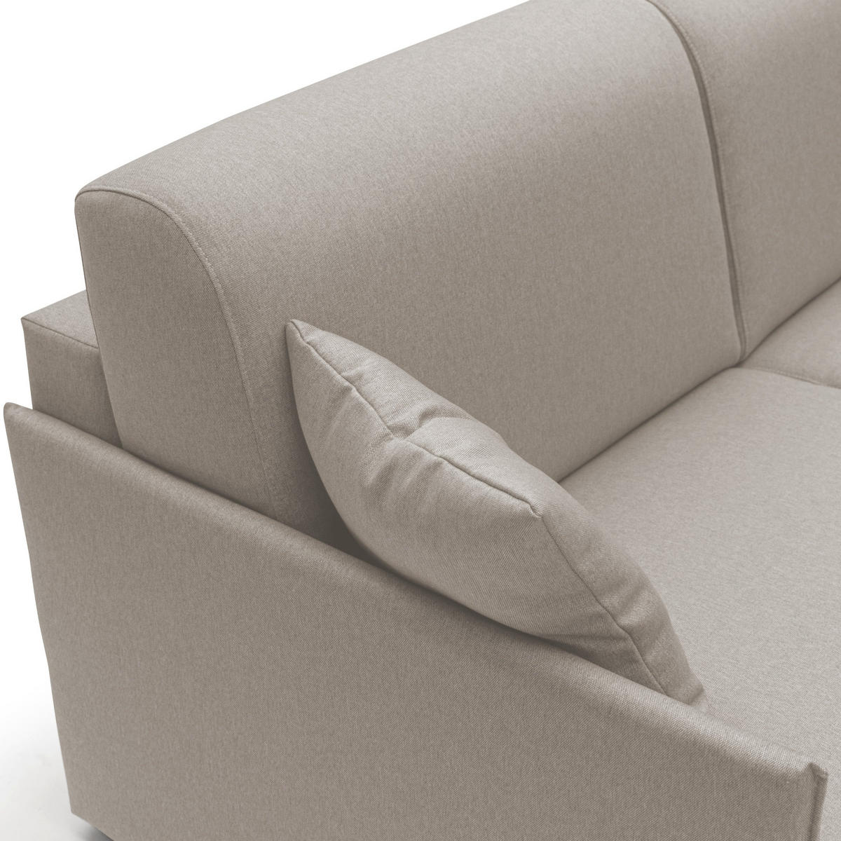 SCHLAFSOFA Evans - Creme, Textil (149/90/96cm) - Divani.store