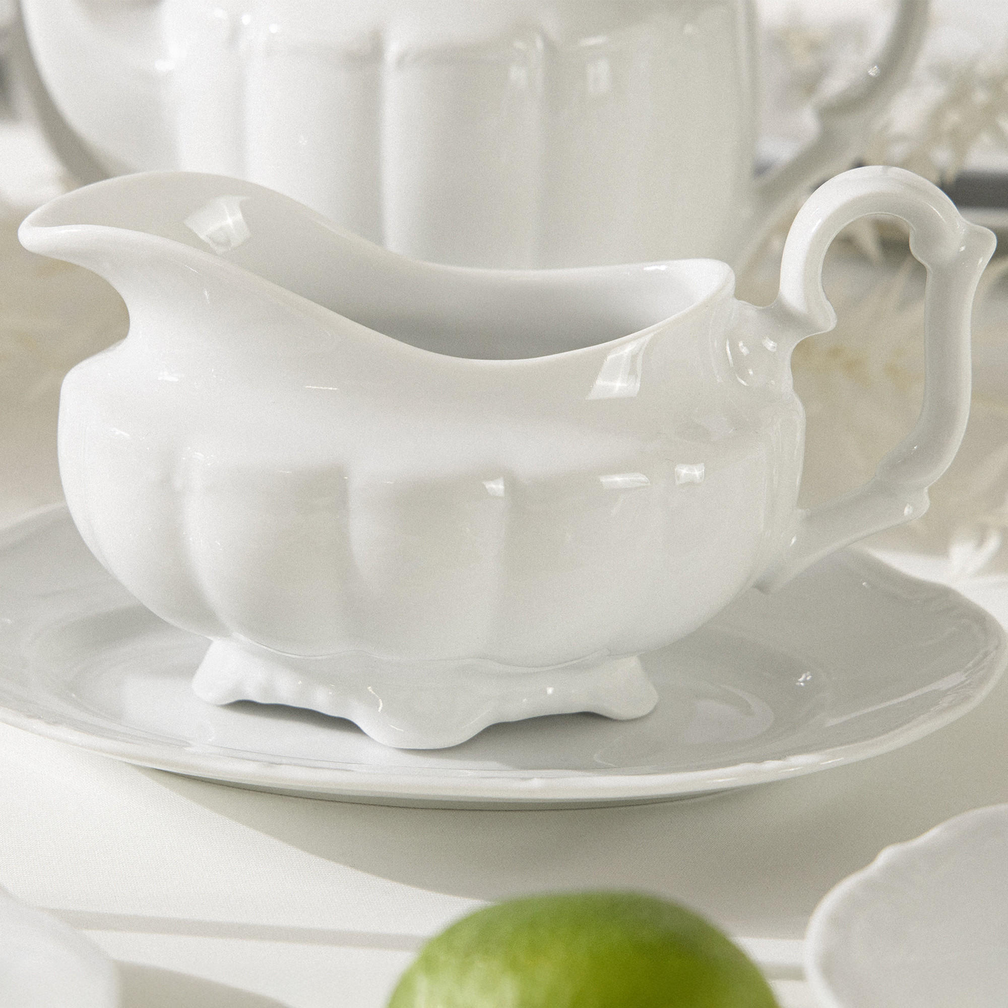 SAUCIERE Chodziez MARIA TERESA - Weiß, Keramik (10cm) - KONSIMO®