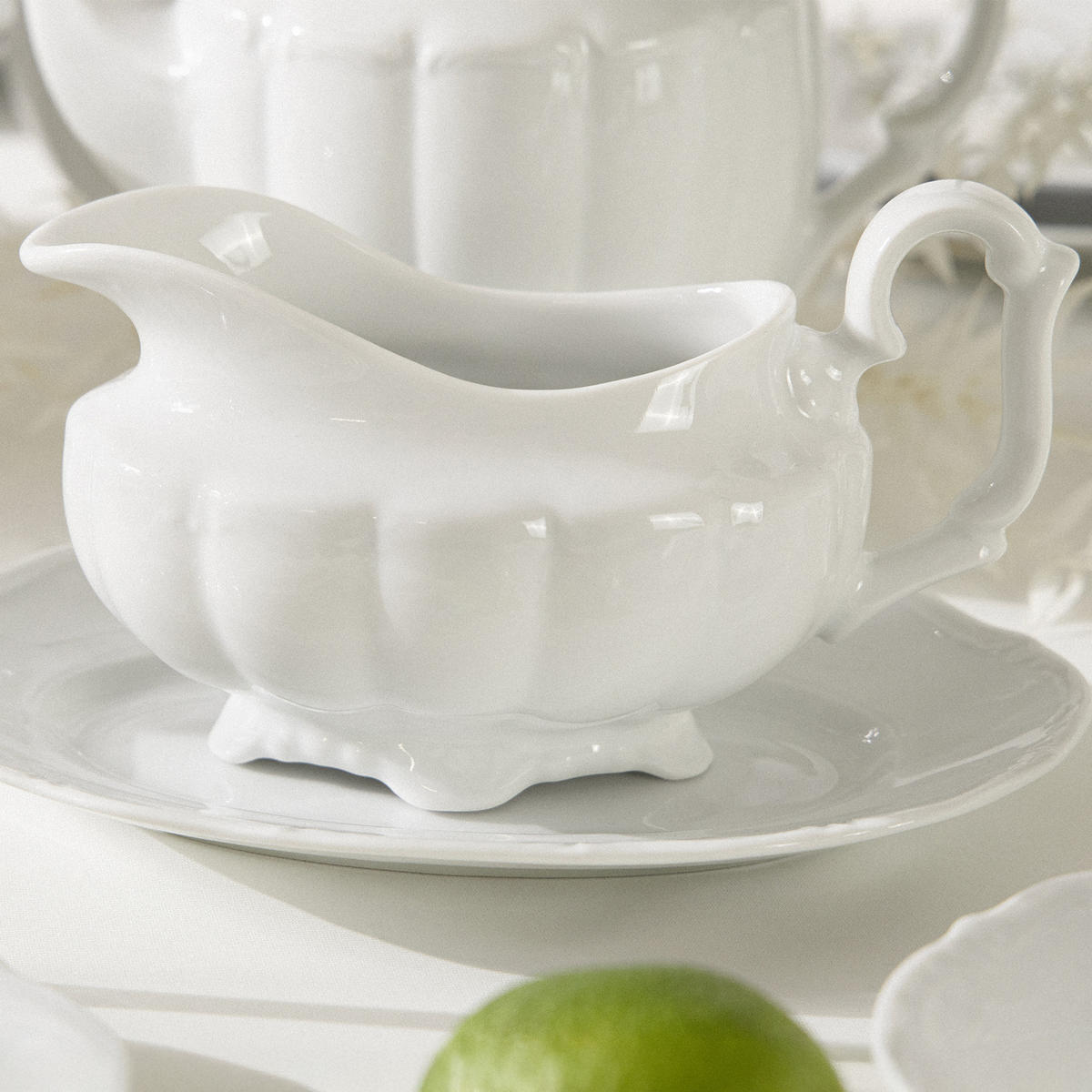 SAUCIERE Chodziez MARIA TERESA - Weiß, Keramik (10cm) - KONSIMO®