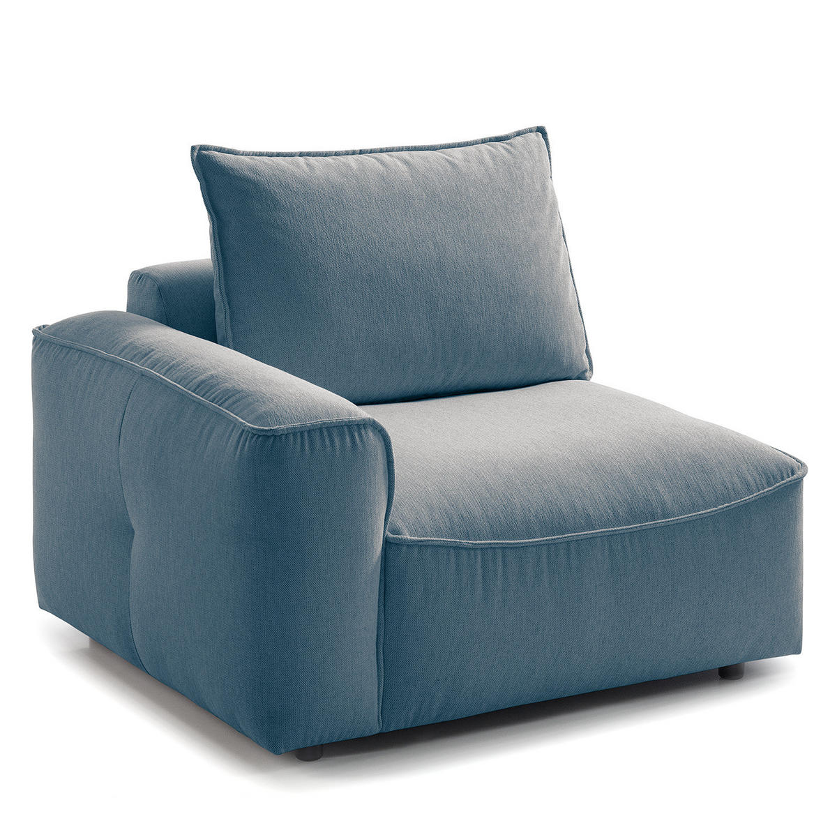 MODULSESSEL - Blau, Holz/Textil (104/82/99cm) - home24