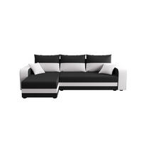 ECKSOFA HEWLET L BIS Rainbow 27+31 Links mit Schlaffunktion - Weiß, Textil (240/140cm) - Bedante