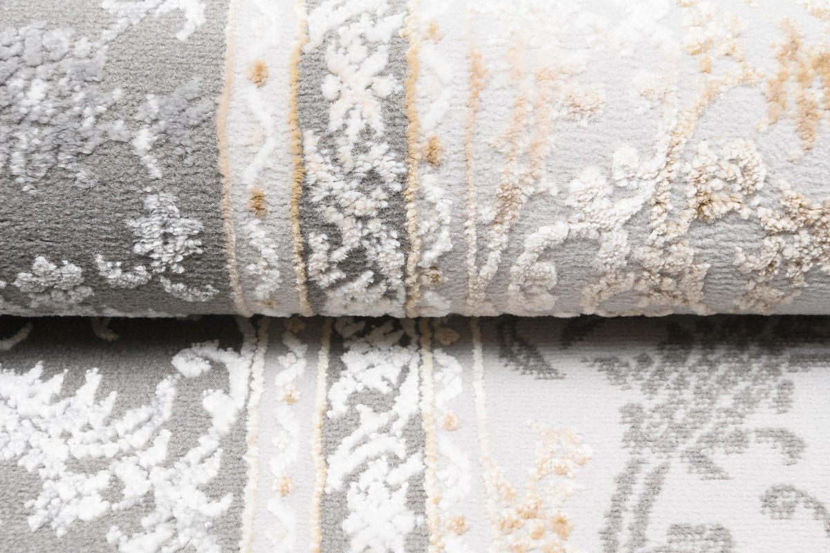 TEPPICH HERA Grau 140/200 cm - Grau, Textil (140/200cm) - Tapiso