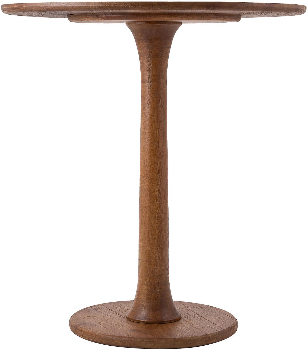 BEISTELLTISCH rund 70 cm Holz Braun - Braun, Holz (70/70/77cm) - CLP