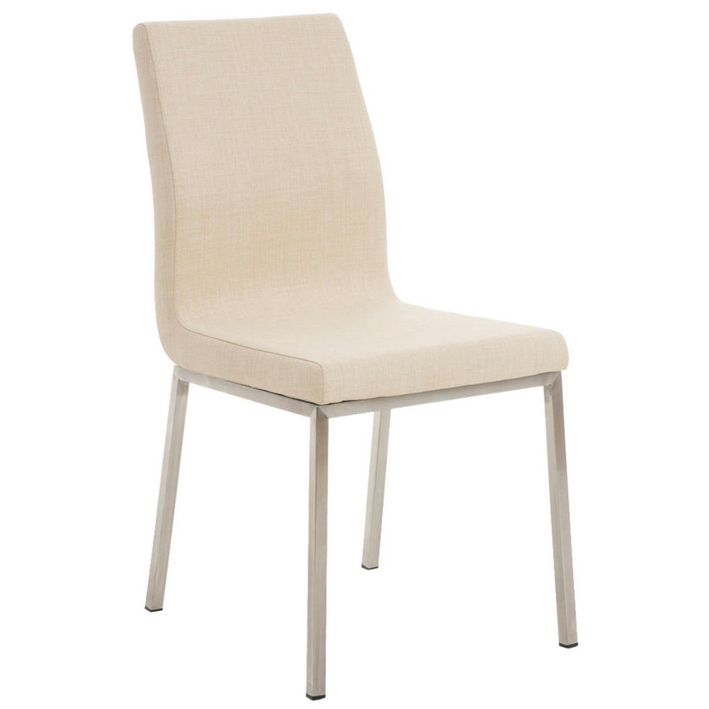 Thumbnail - CLP Stuhl, Creme, Textil, 40x88x50 cm, Esszimmer, Stühle, Esszimmerstühle, Vierfußstühle