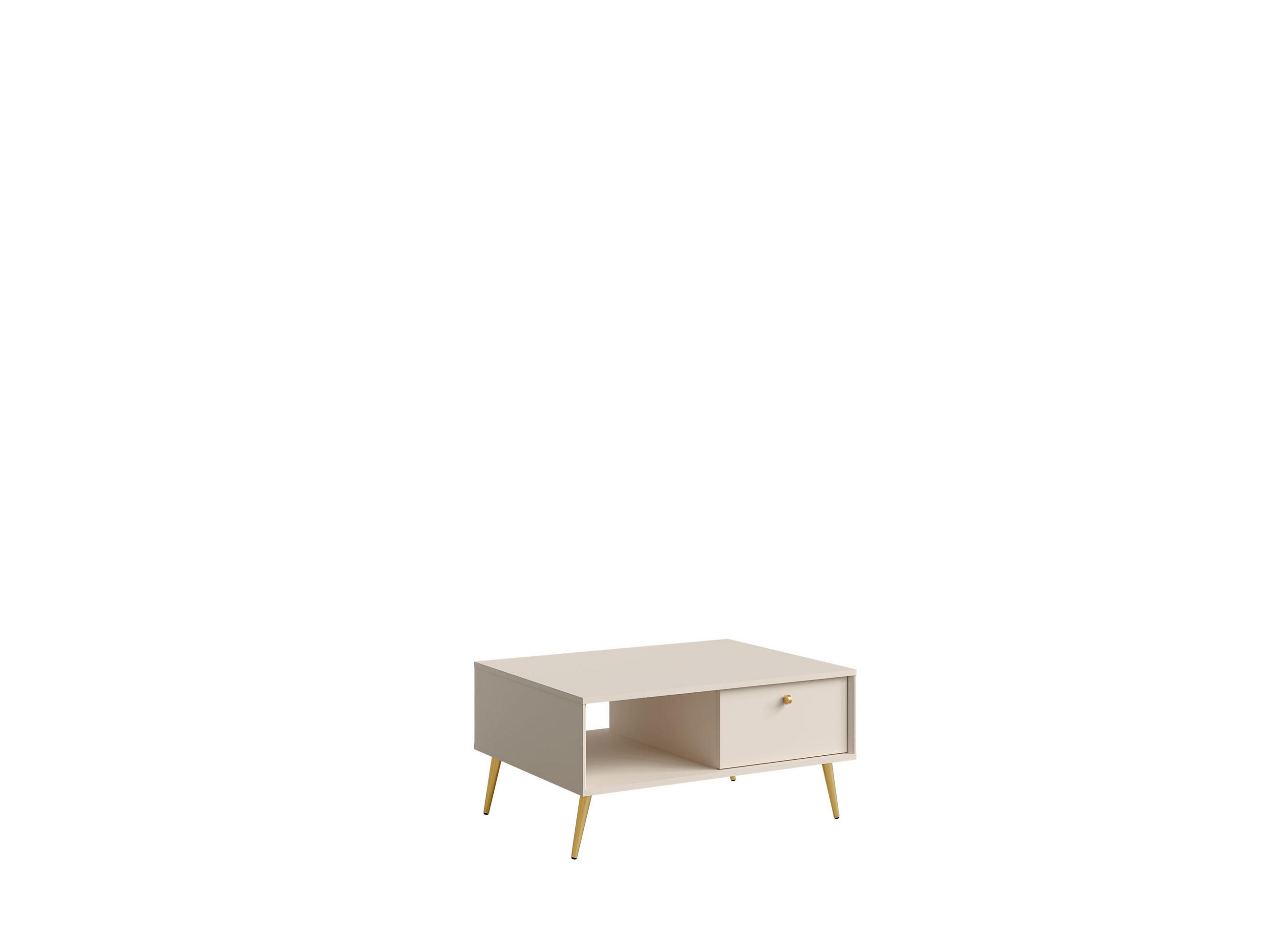 COUCHTISCH Wüstensand 87/43,2/66 - Kaschmir, Holzwerkstoff (66/87/43cm) - RAUMHIRSCH FURNITURE