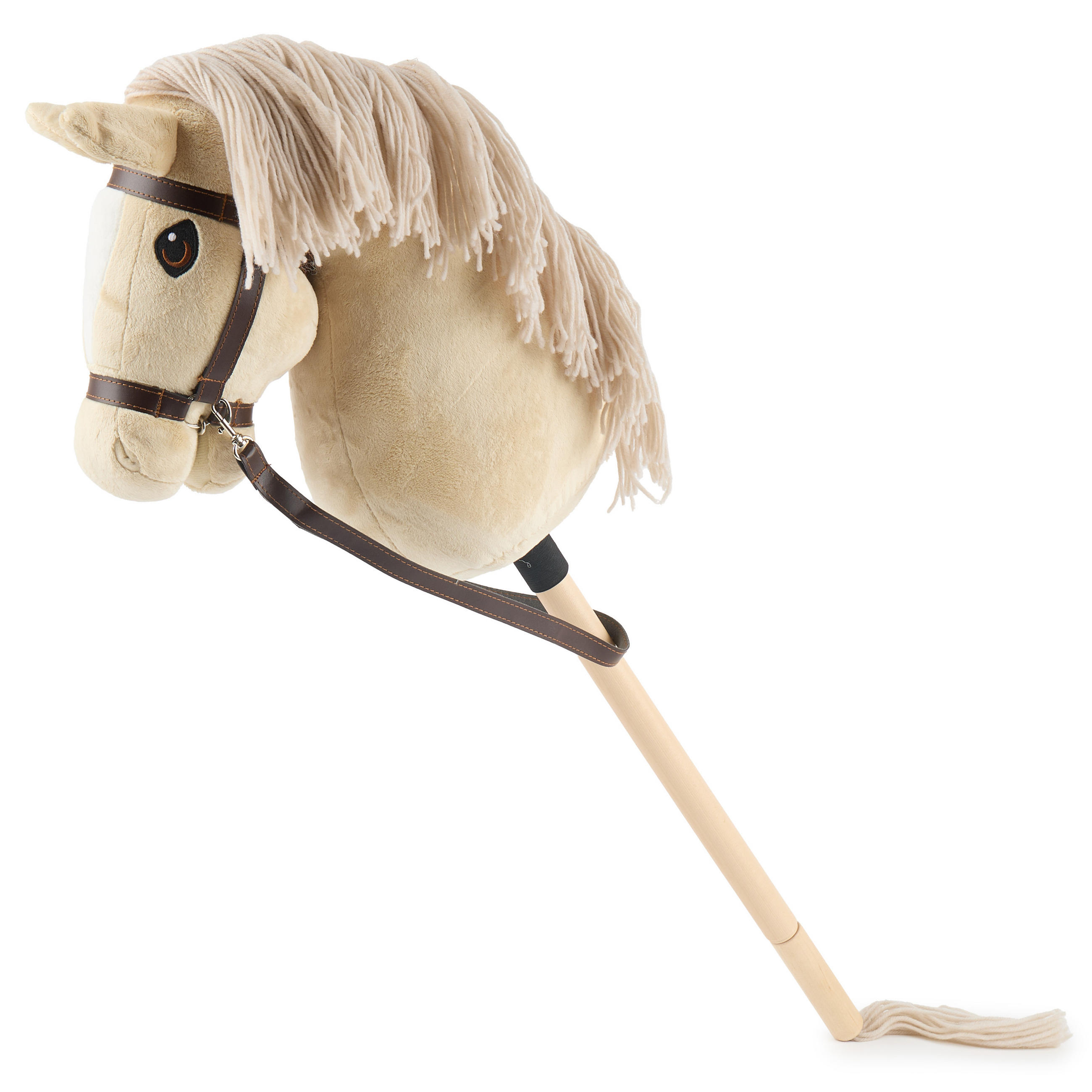 HOBBY-HORSE beige - Größe M - Beige, Textil (35/79cm) - Bieco Spielwaren