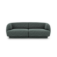 SOFA Miley aus Chenille-Stoff petrol 2 Sitzplätze - Petrol, Textil (90/70/180cm) - Micadoni