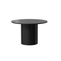 ESSTISCH THIRA 120 x 120 x 75,2 cm - Schwarz, Holz (120/120/75.2cm) - MASSENO