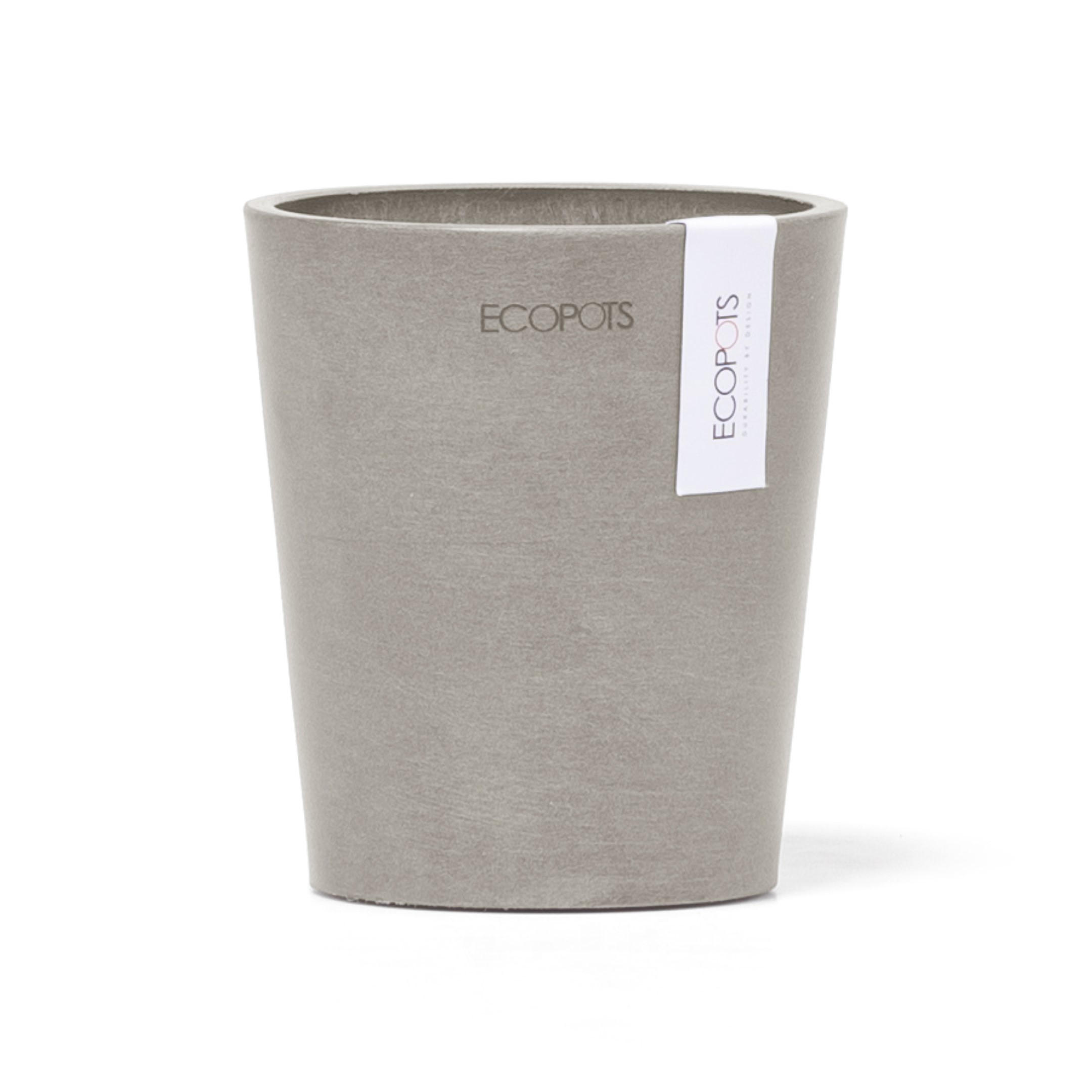 Ecopots Blumentopf Taupe 12.5 cm