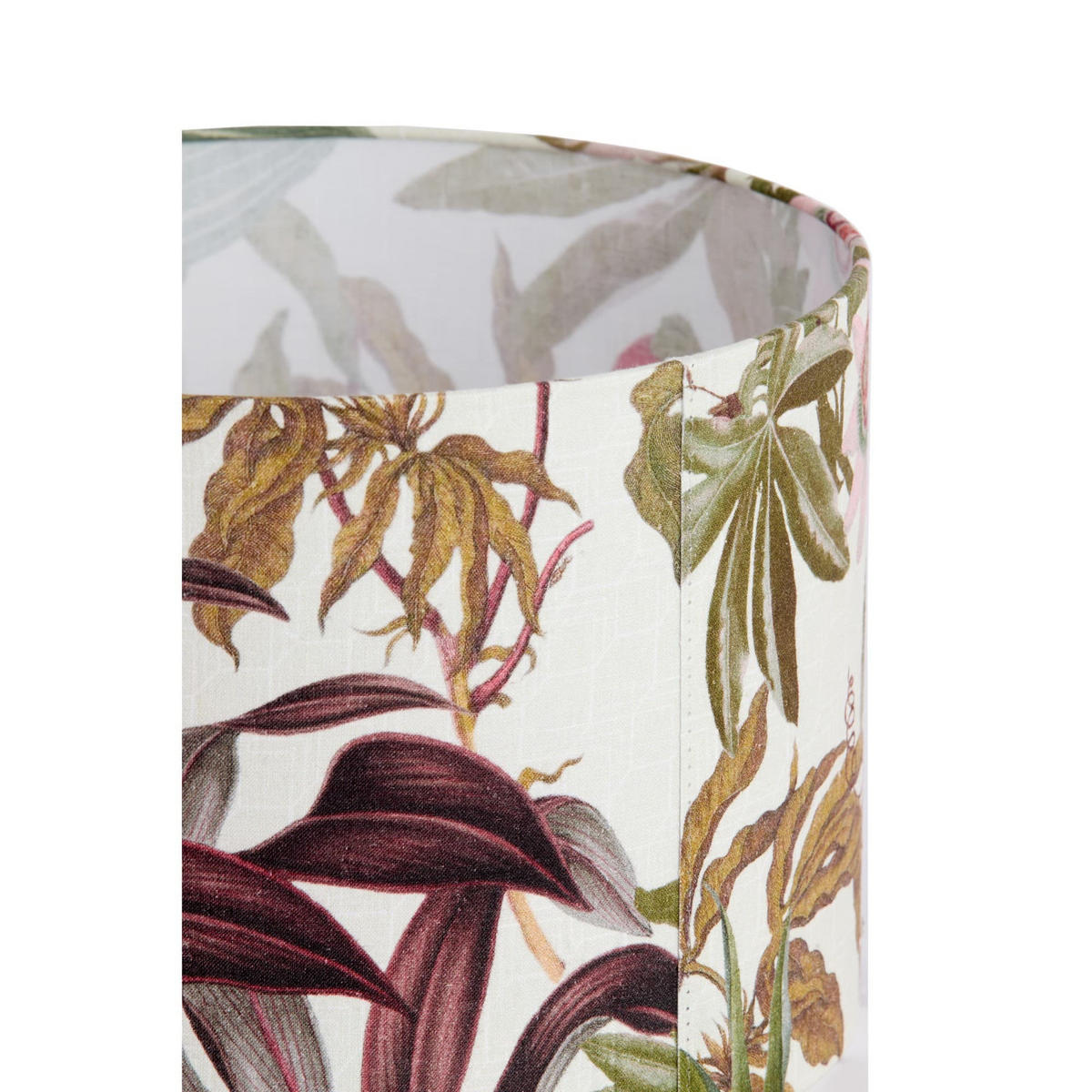 LAMPENSCHIRM Isadore Weiß 25/25/18 cm - Weiß, Textil (25/25/18cm) - Light & Living