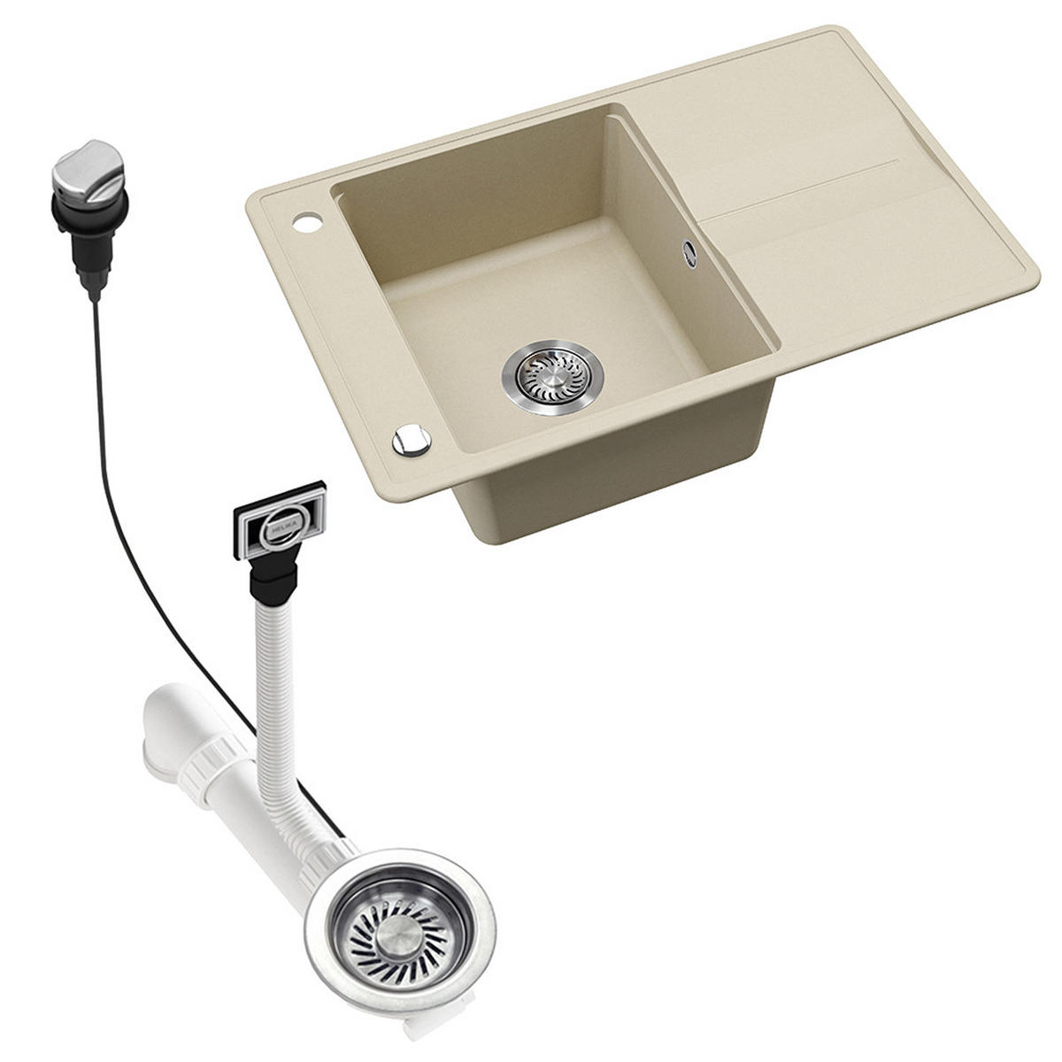 UMYVADLO Kyoto Béžová - béžová, keramika (78/20/50cm) - Bergstroem