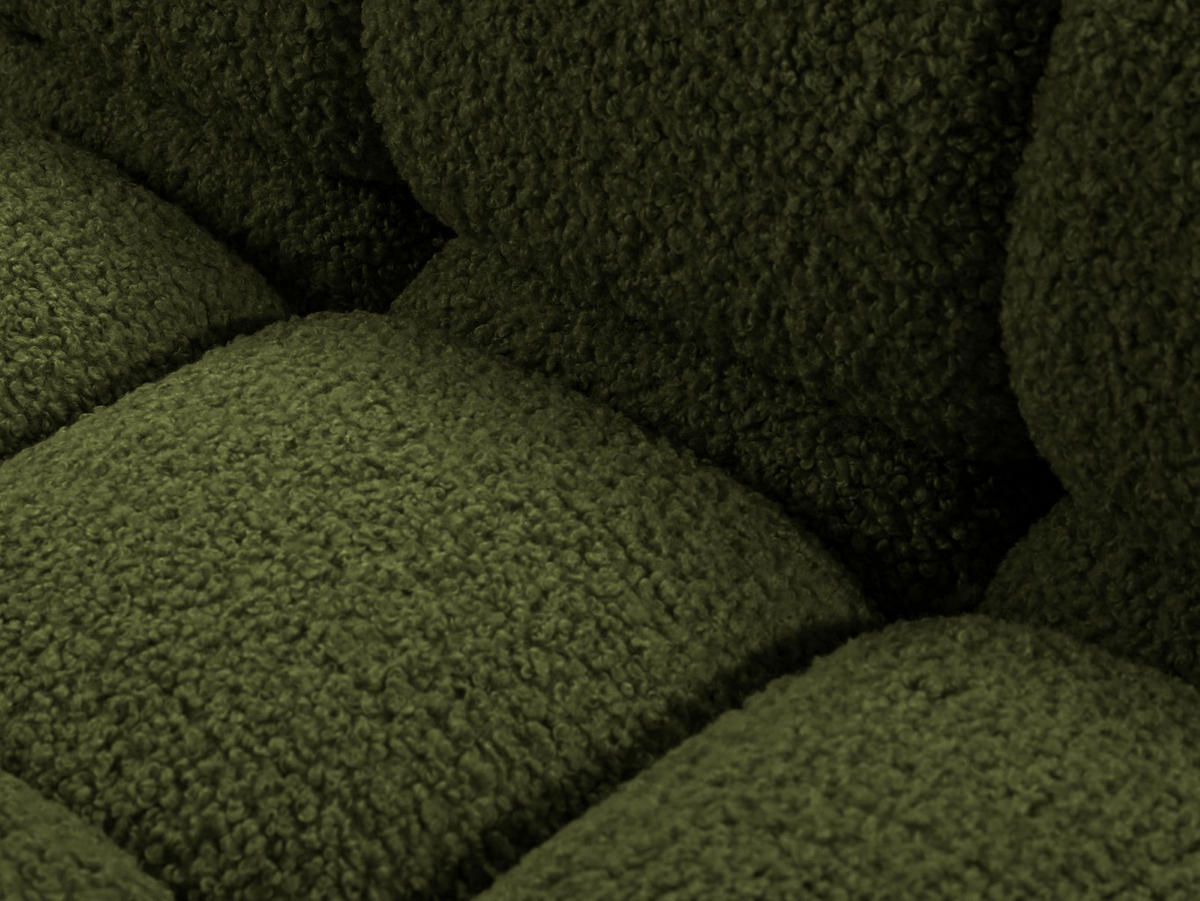 CHAISELONGUE rechts Bellis aus Boucle grün - Grün, Textil (94/70/155cm) - Micadoni