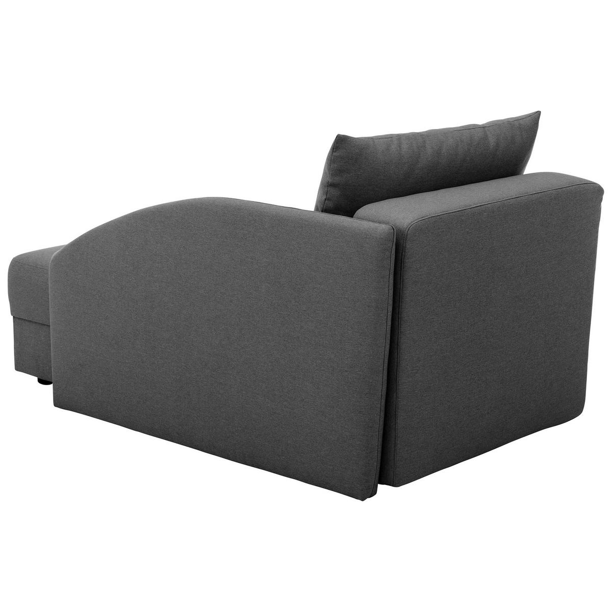 RECAMIERE Armlehne links Kalila Flachgewebe anthrazit - Anthrazit, Kunststoff (154/86/93cm) - 58aufmkessel