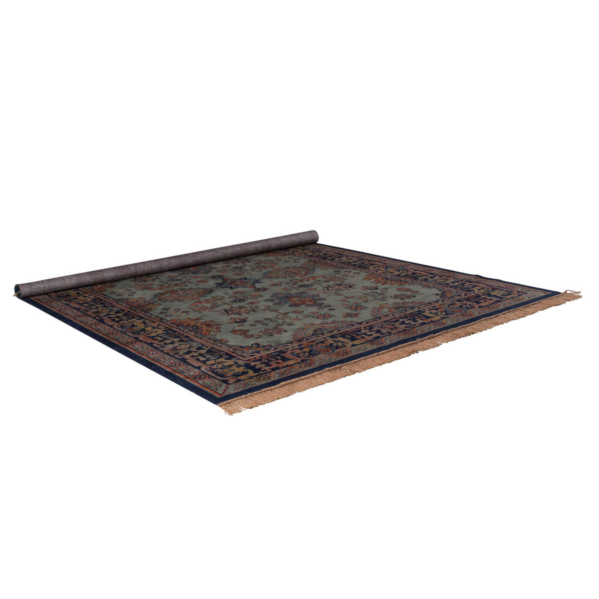 TEPPICH Raz 160x230 cm Persisches/Orientalisches Motiv Grün - Multicolor, Textil (230/160cm) - Housecraft Living