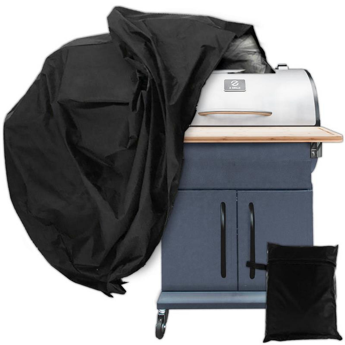 GRILLABDECKUNG Abdeckung - Schwarz, Textil (145/117/61cm)