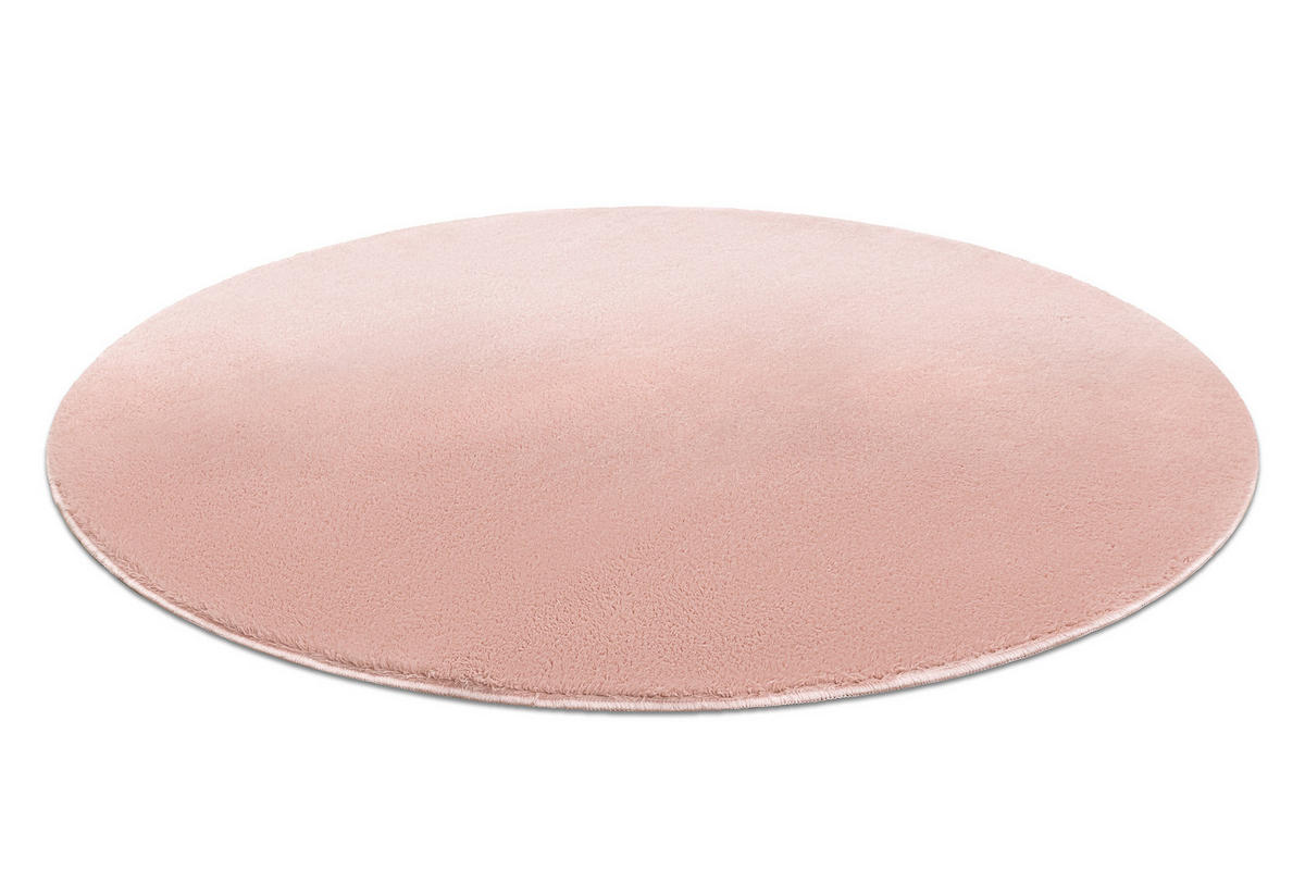 TEPPICH Lindo 200 cm - Pink, Textil (200/200cm) - rugsX