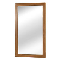 TEAK-WANDSPIEGEL Braun - Braun, Holz (40/71/4cm) - MCW