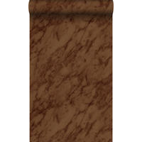 TAPETE Marmor-Optik 53 cm x 10.05 m - Orange, Papier (53/1000cm) - Origin Wallcoverings