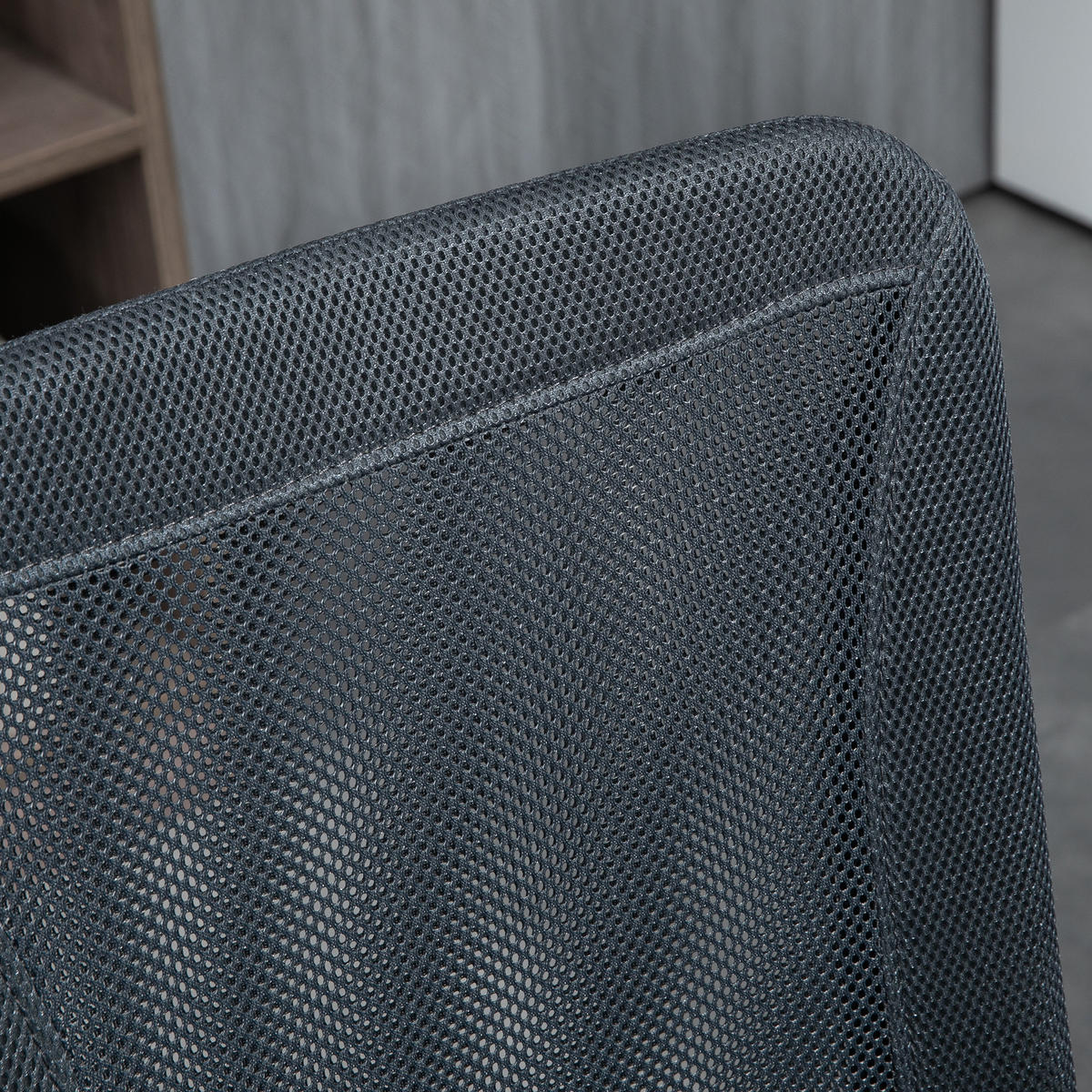 DREHSTUHL DE-11701 Mesh höhenverstellbar Dunkelgrau - Dunkelgrau, Textil (58/100/43cm) - ComfortXL
