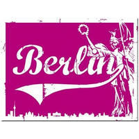 MAGNET 6/8 cm Berlin CityStyle Berlin Goldelse Pink - Multicolor, Metall (8/6/0.1cm) - Nostalgic-Art