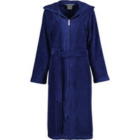 BADEMANTEL DAMEN KAPUZE 837 MARINE - 11 - Blau, Textil (Snull) - Cawoe