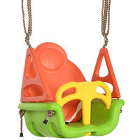 KINDERSCHAUKEL - Multicolor, Kunststoff (34/48cm) - Outsunny