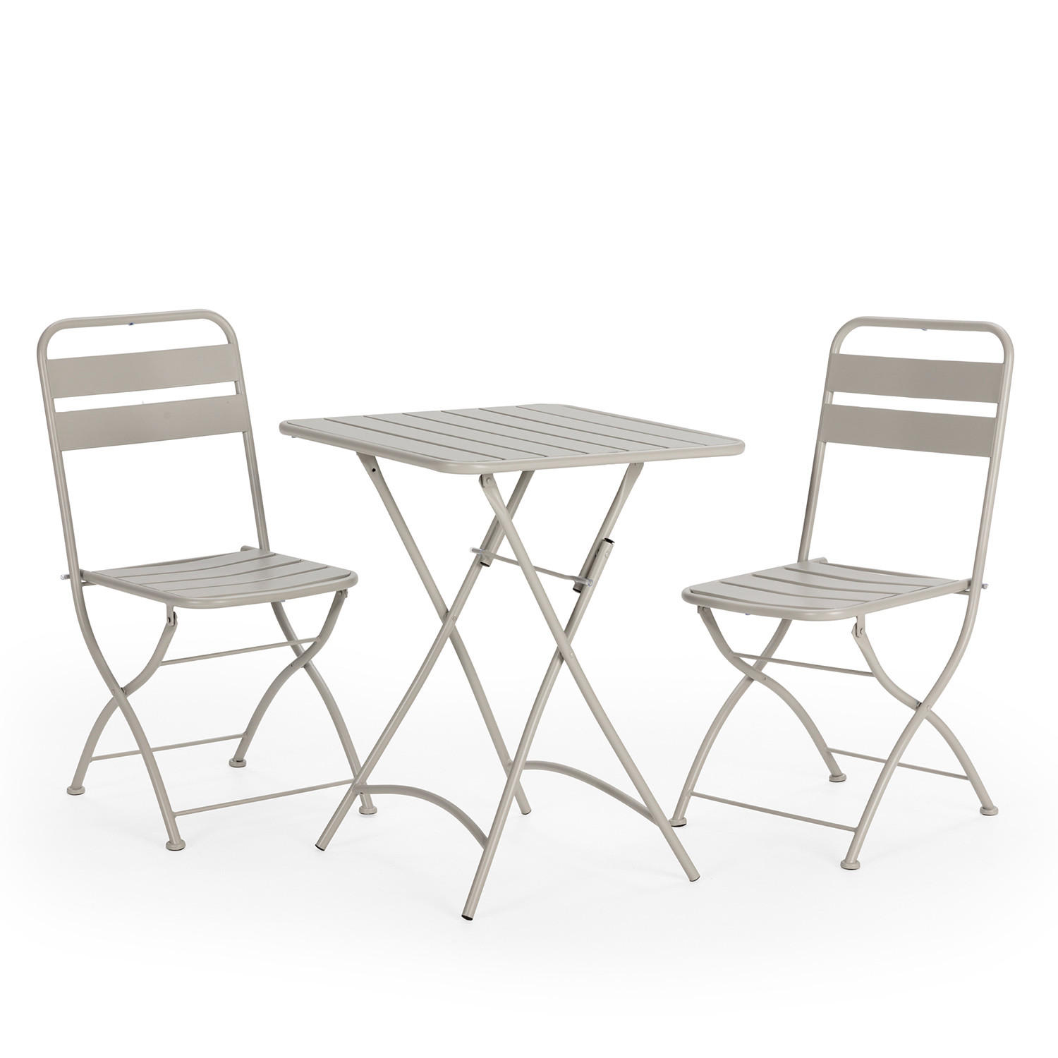 BALKONSET Perla 3-teiliges - Grau, Metall - VS Venta-stock