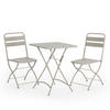 BALKONSET Perla 3-teiliges - Grau, Metall - VS Venta-stock