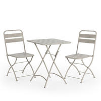 BALKONSET Perla 3-teiliges - Grau, Metall - VS Venta-stock