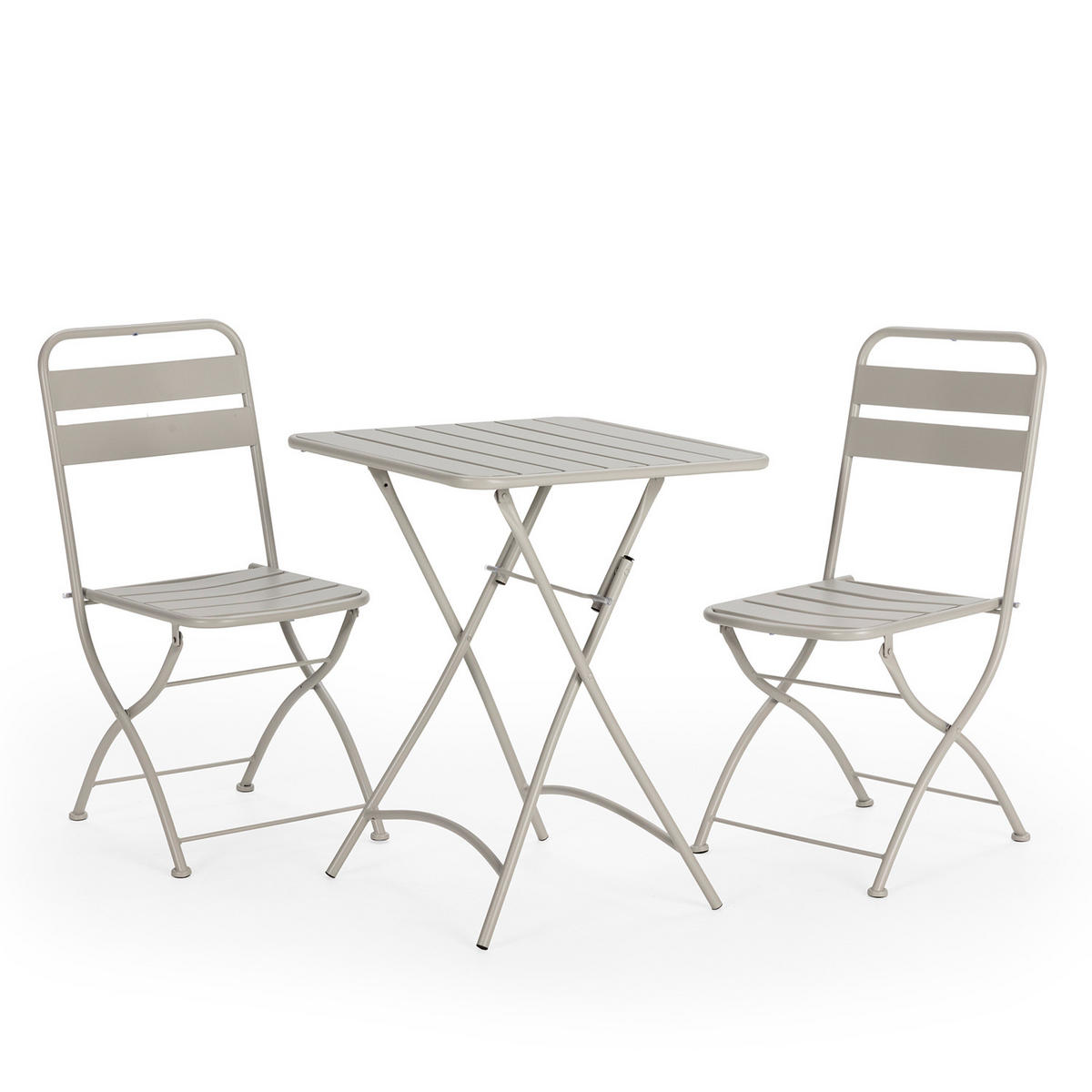BALKONSET Perla 3-teiliges - Grau, Metall - VS Venta-stock