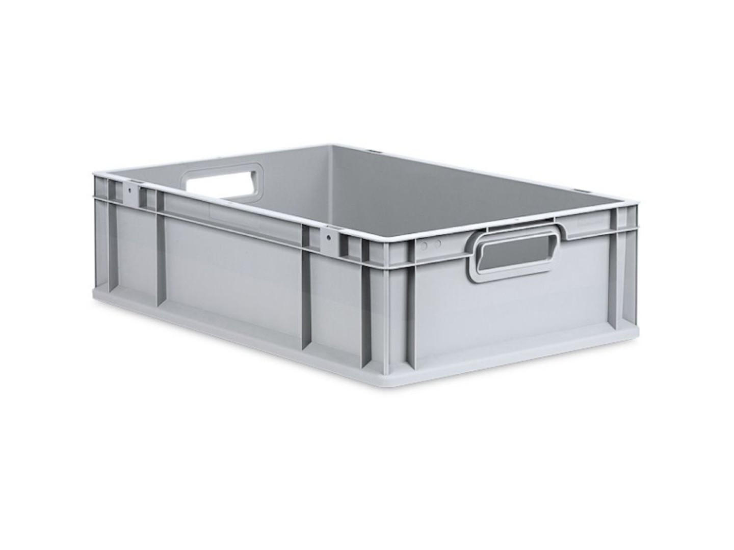 EUROBOX Nextgen Economy Griffe Offen 17x40x60cm 34 Liter - Grau, Kunststoff (40/17/60cm) - PROREGAL
