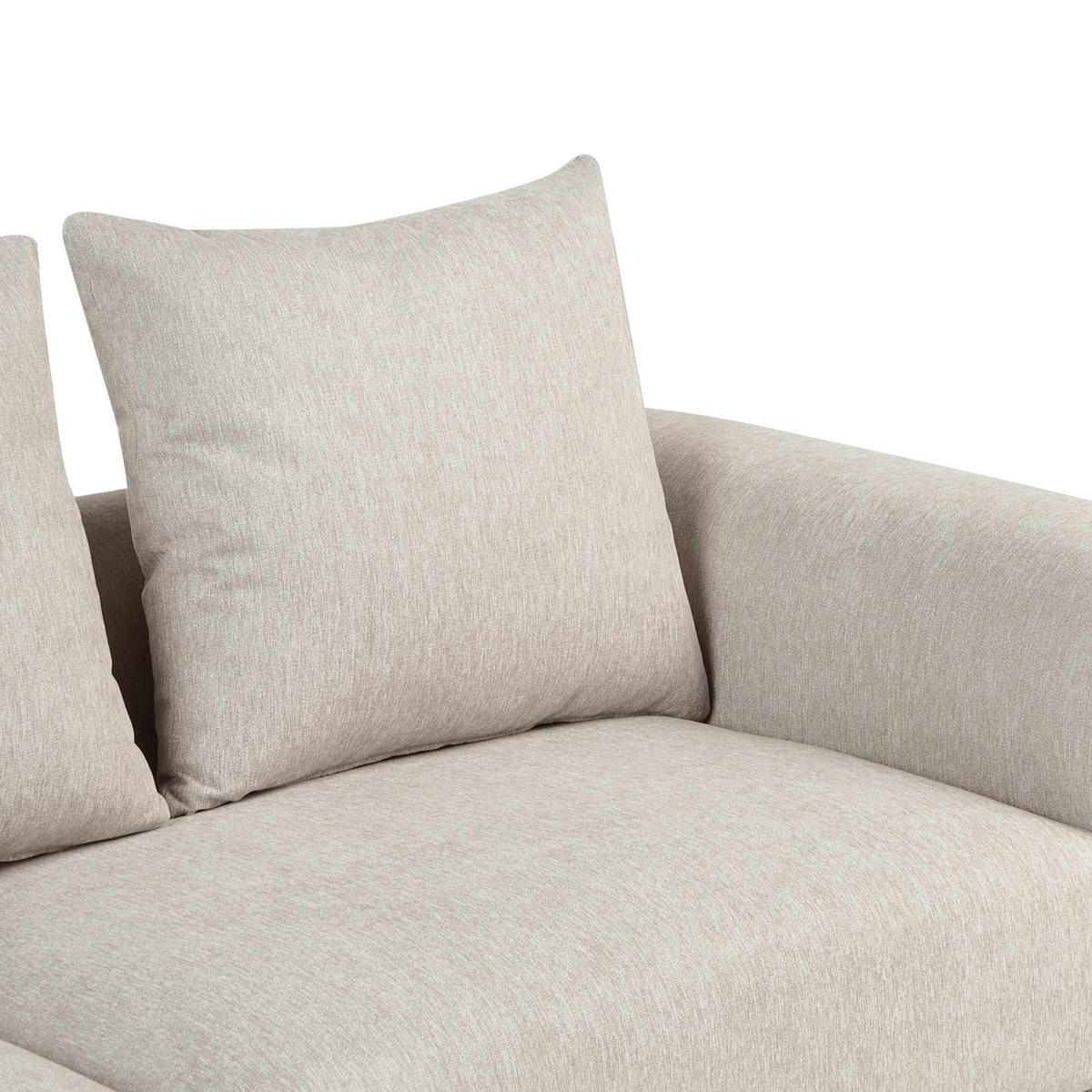 2-SITZER-SOFA Taupe Vinliden - Taupe, Textil (180/62/87cm) - Beliani