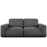 2-SITZER SOFA ZUCCO, Graphit - Graphitfarben, Holz/Holzwerkstoff (212/85/100cm) - KONSIMO®