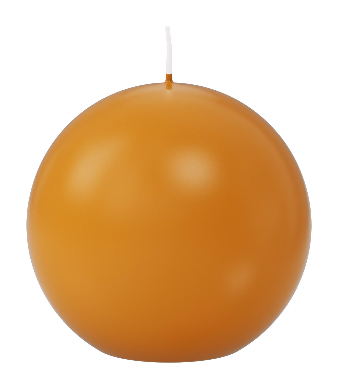 KUGELKERZEN Natur Ø 100 mm, 6 Stück - Naturfarben, Paraffin (10/10/10cm) - Wiedemann Kerzen