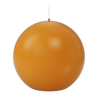 KUGELKERZEN Natur Ø 100 mm, 6 Stück - Naturfarben, Paraffin (10/10/10cm) - Wiedemann Kerzen