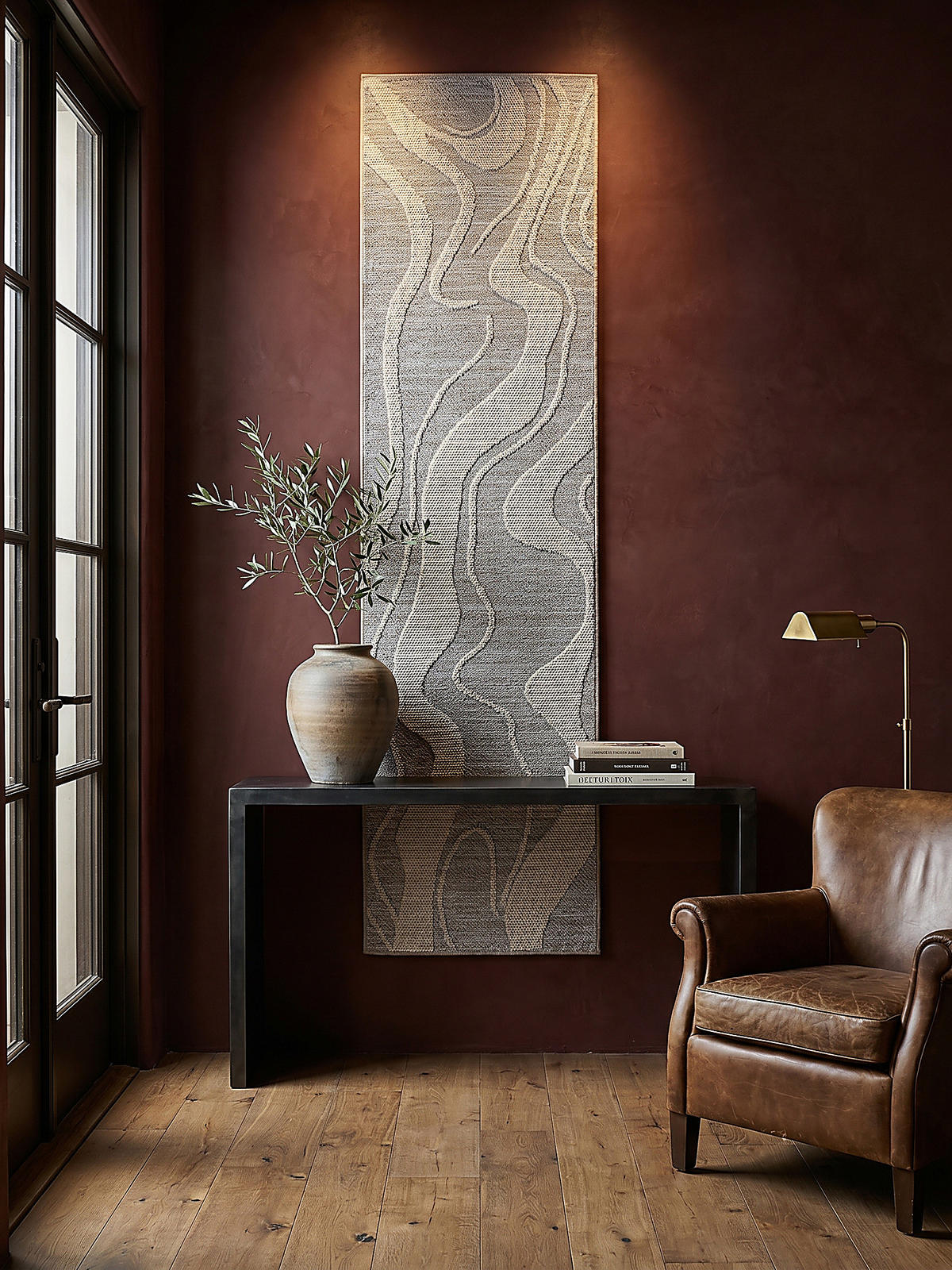 TEPPICH Waschbar LEAM, abstrakt, Grau, 60 x 223 cm - Grau, Textil (60/223cm) - KADIMA DESIGN