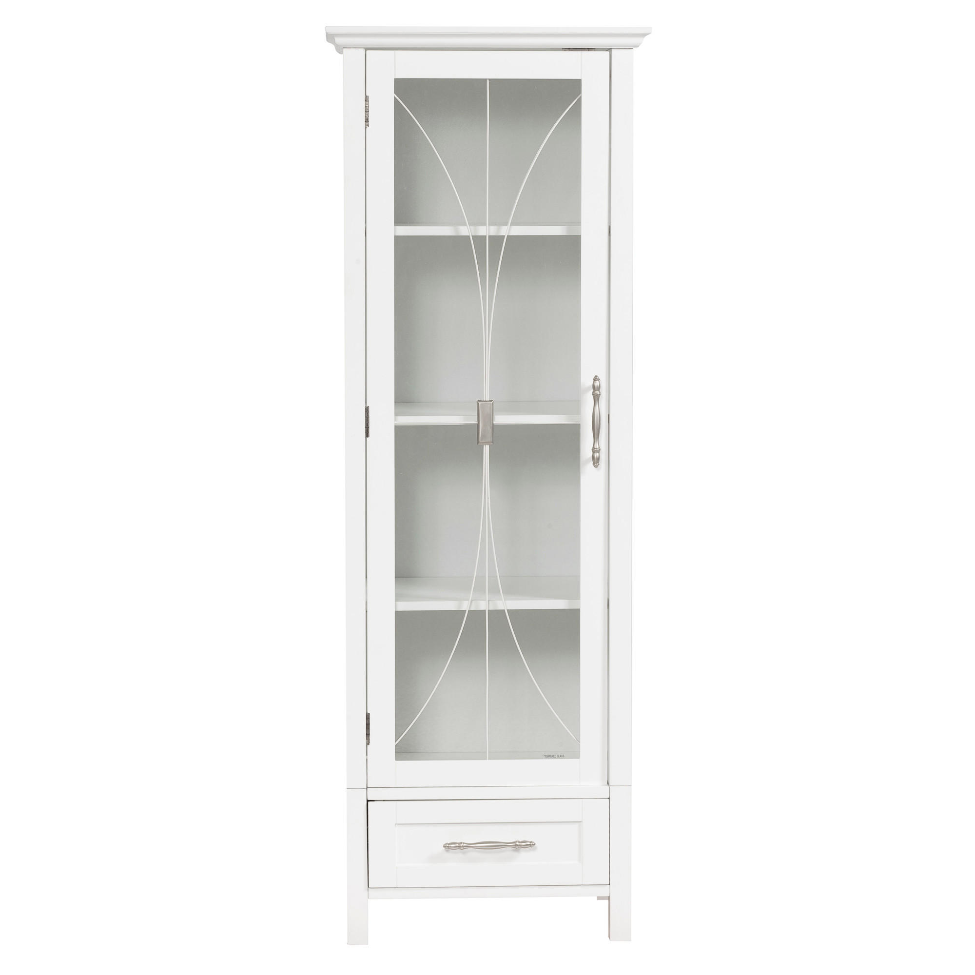 MIDISCHRANK Weiß - Weiß, Holzwerkstoff (34.3/123.2/123.2cm) - Teamson Home