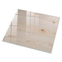 GLASPLATTE 80x60 cm – Holzkonstruktion - Braun, Glas (0.4/80/60cm) - ArtPrintCave