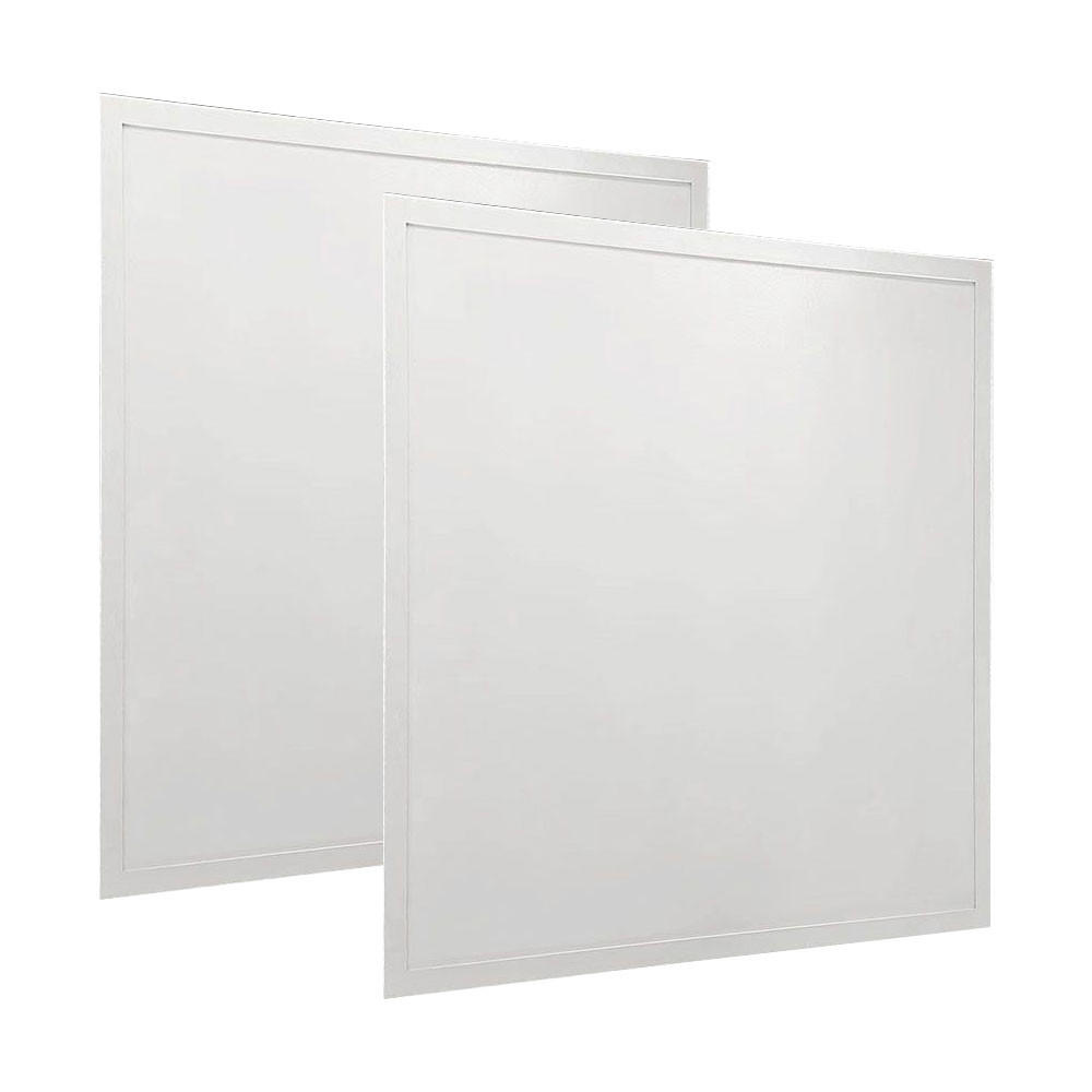 LED DECKENLEUCHTE Weiß Einbau 2er Set - Weiß, Metall (59.5/59.5/3.3cm)