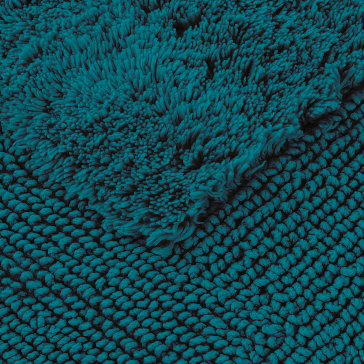 BADEMATTE DOUBLEFACE - Petrol, Textil (60/100cm) - MÖVE