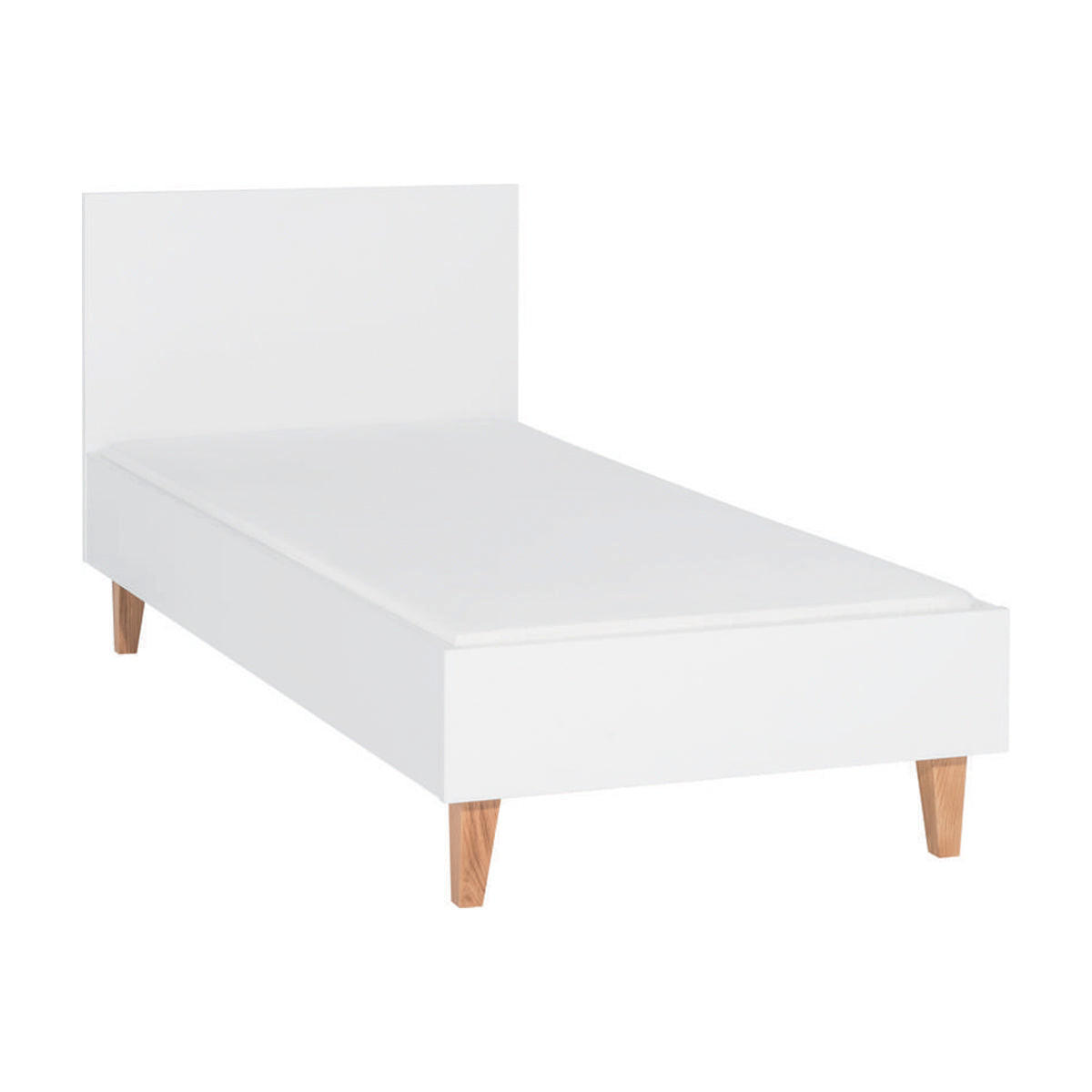 BETT 90/200 Grau - Grau, Holzwerkstoff (90/200cm) - Petits-meubles