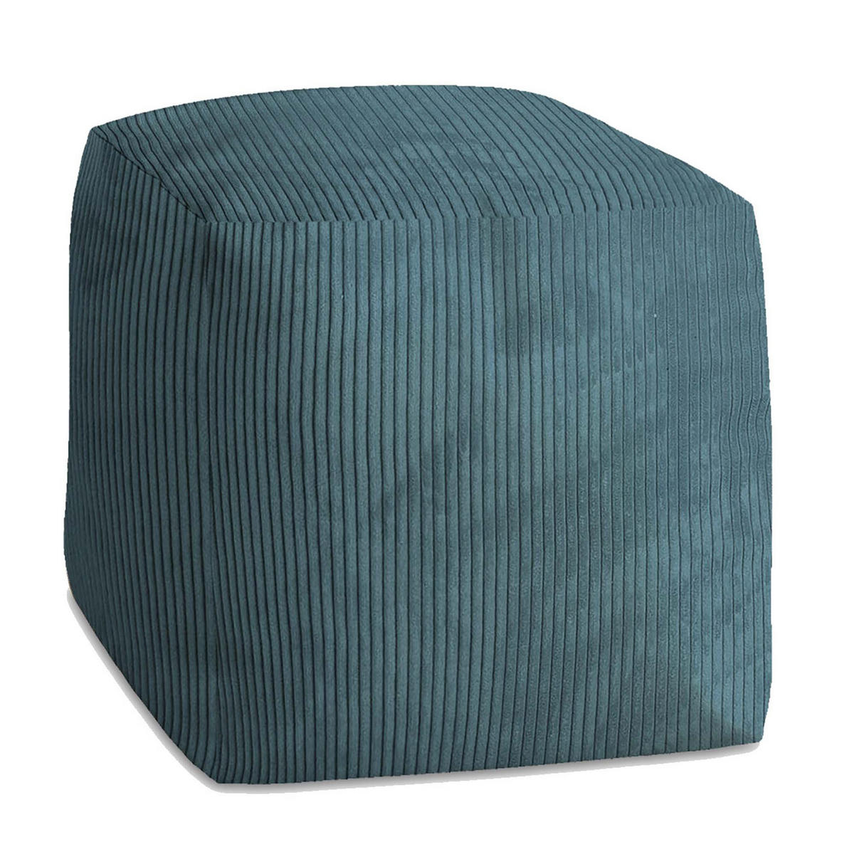 SITZSACK CUBE Ocean Depths - Türkis/Blau, Textil (60/60/60cm) - Dreamroots
