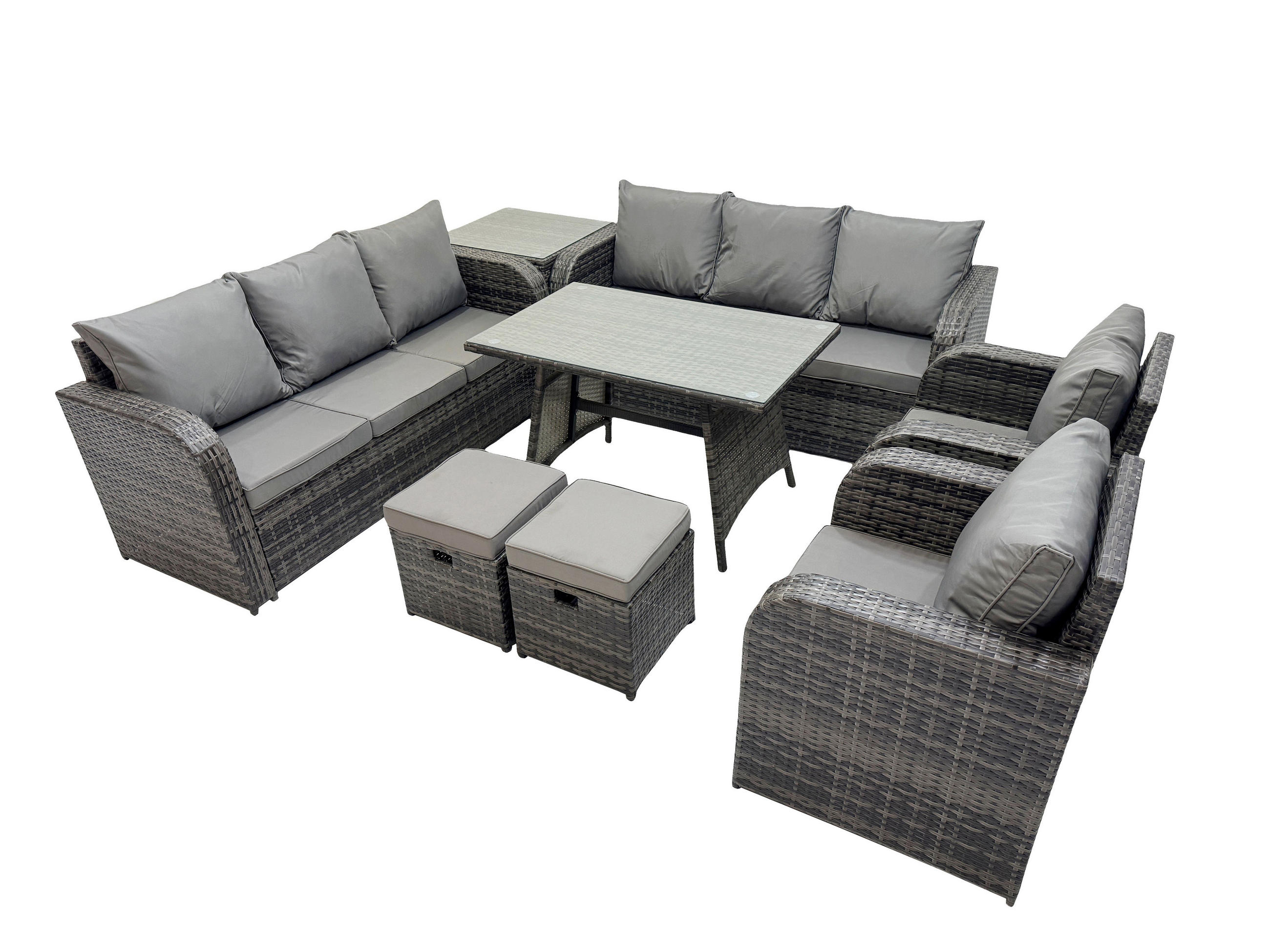 Fimous Loungegarnitur Dunkelgrau