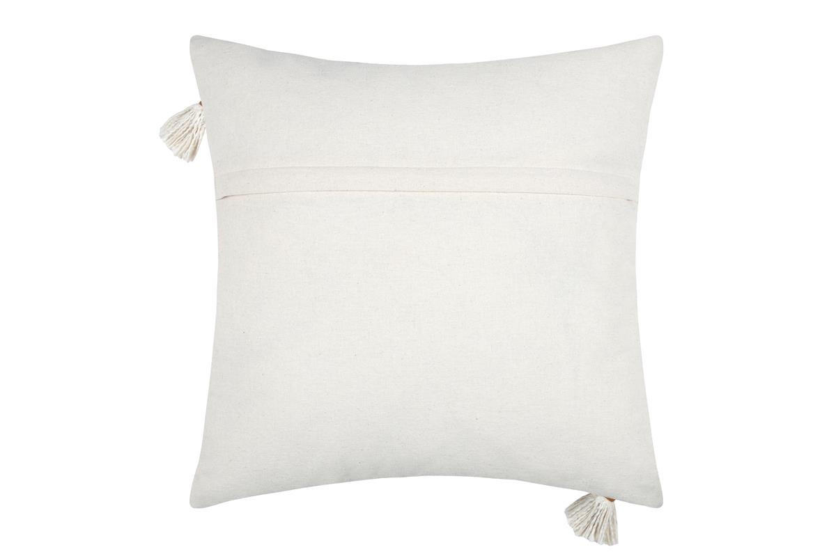 DEKOKISSEN mit Fransen Ziana 45/45/2 cm - Beige, Naturmaterialien (45/45cm) - STOF