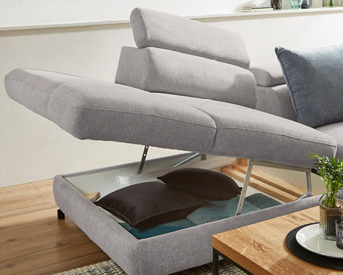 Ecksofa mit Stauraumfunktion