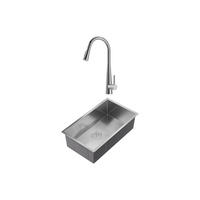 SPÜLE - 76 cm x 45 cm - metall - grau Soela - Grau, Metall (76/22/45cm) - Vente-Unique