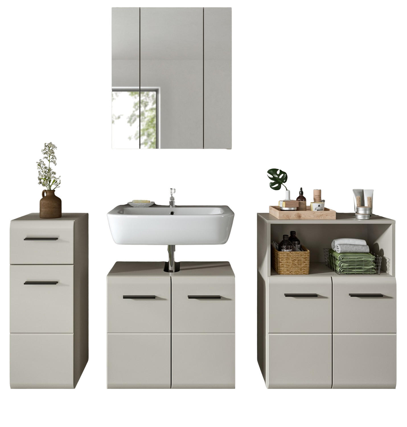 Inn.Furn Badmöbel-Set Kaschmir 180x185x30 cm