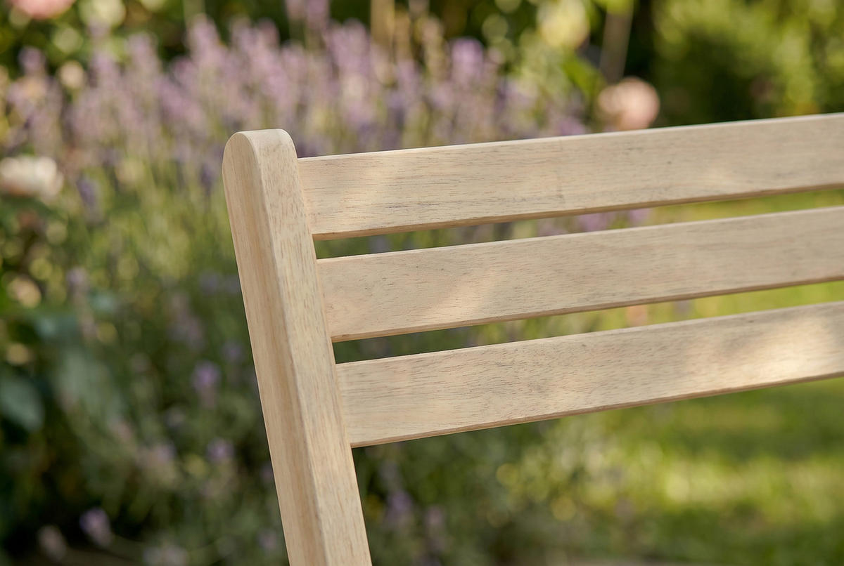 BALKONSTUHL BALI Akazie Natur - Braun, Holz (42/80/52cm) - riess-ambiente