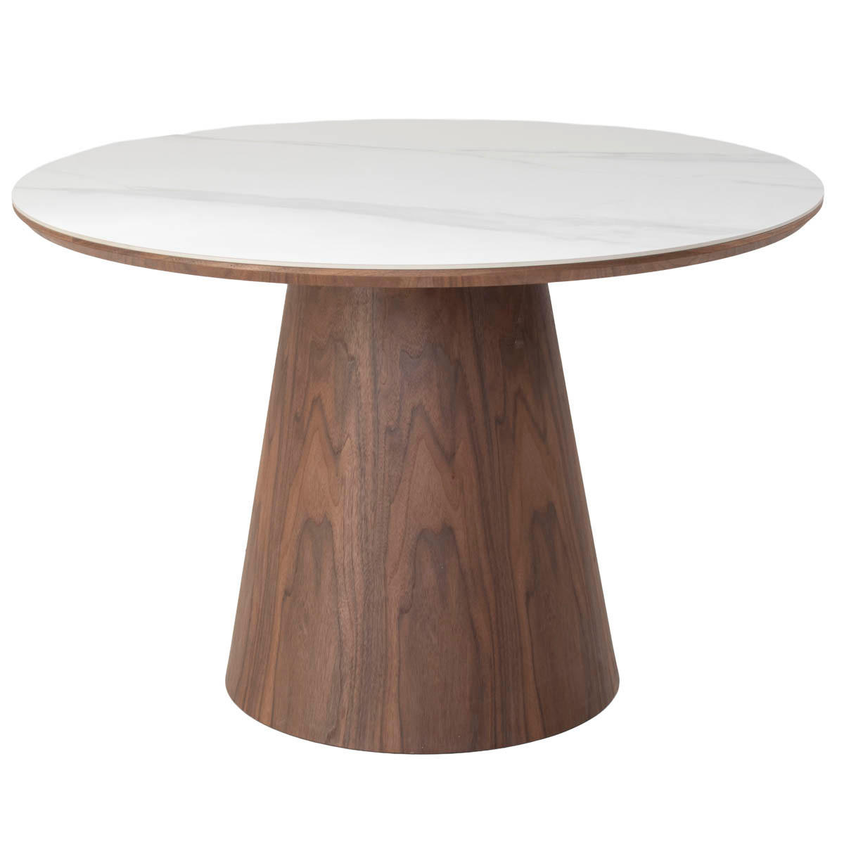 ESSTISCH aus Keramik 115x115x77cm, dunkelbraun - Dunkelbraun, Holz (115/115/77cm) - Giga Meubel